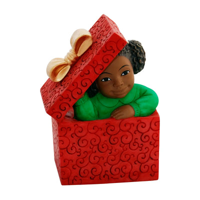 Playful Christmas Figurine