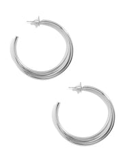 Large Twisted Hoop Earring