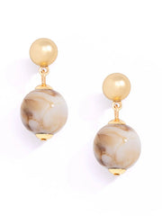 Iridescent Bead Drop Earring