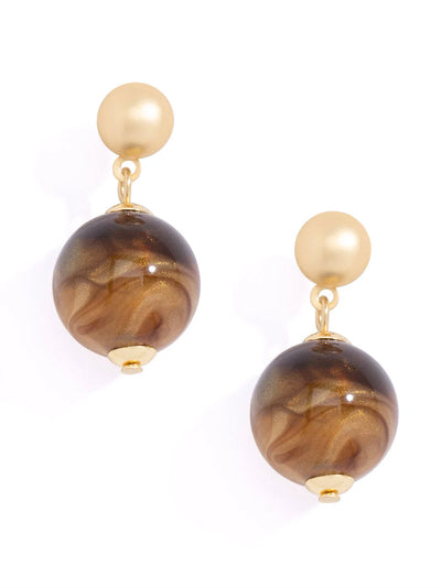 Iridescent Bead Drop Earring