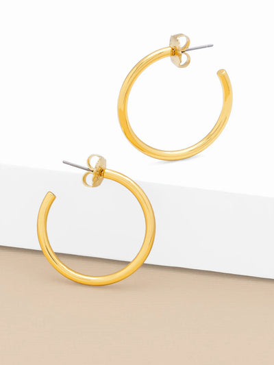 Small Thin Hoop Earrings