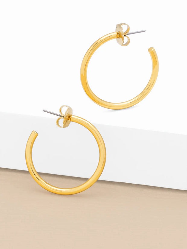 Small Thin Hoop Earrings