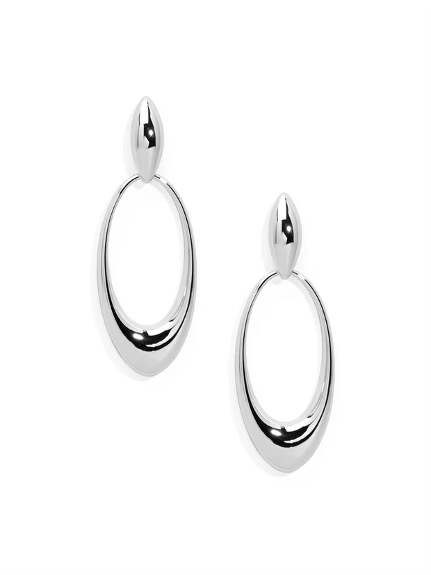 "Knockers" Oval Dangle Earrings
