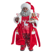 Nighttime Black Santa