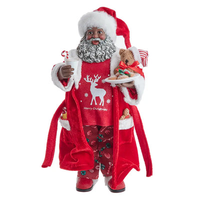 Nighttime Black Santa