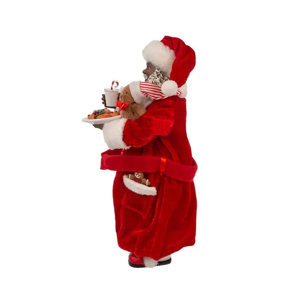 Nighttime Black Santa