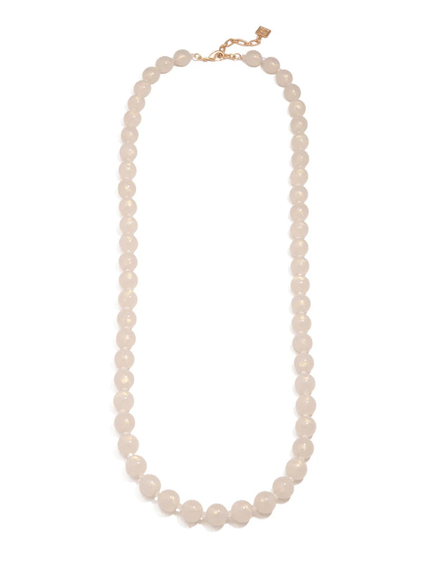 Iridescent Beaded 40" Long Necklace