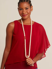 Pearl Convertible Phone Crossbody and Necklace