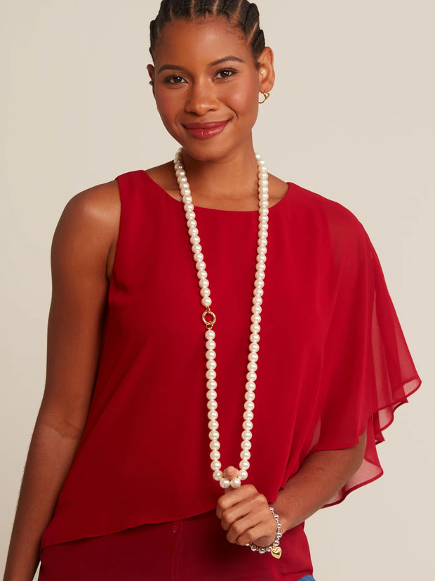 Pearl Convertible Phone Crossbody and Necklace