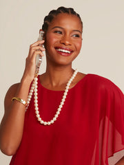 Pearl Convertible Phone Crossbody and Necklace