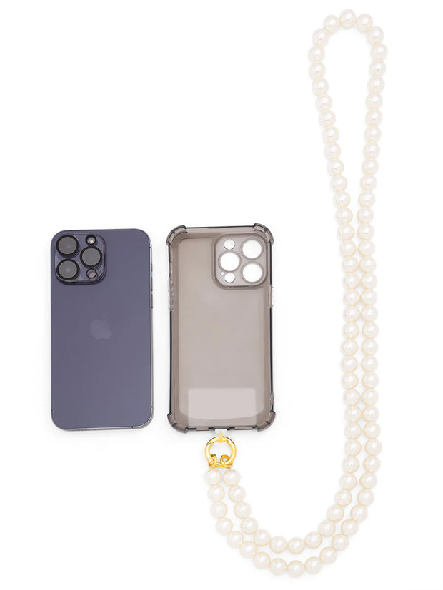 Pearl Convertible Phone Crossbody and Necklace
