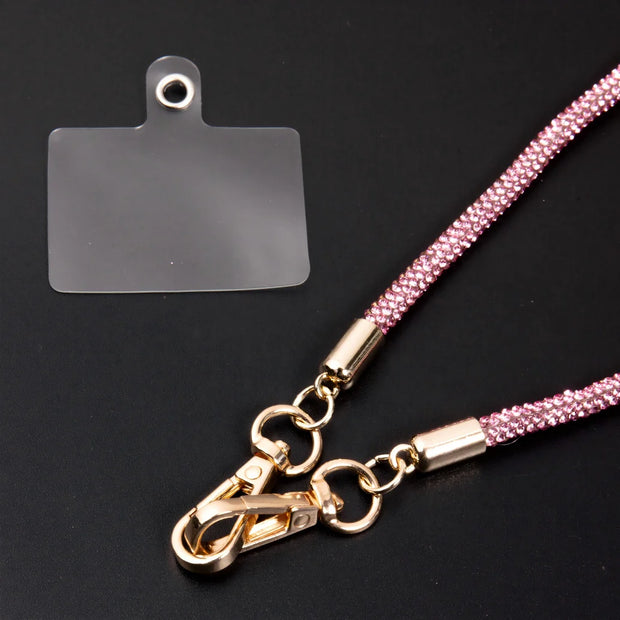 Rhinestone Rope Phone Lanyard