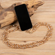 Crystal Beaded Crossbody Lanyard