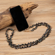 Crystal Beaded Crossbody Lanyard