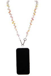 Crystal Beaded Crossbody Lanyard