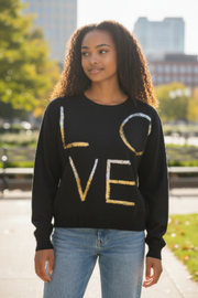 "Love" Soft Knit Sweater