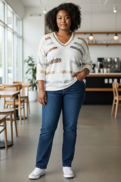 Oversized V-Neck Sweater