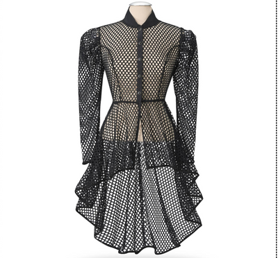 "Go Coretta" Fishnet Jacket