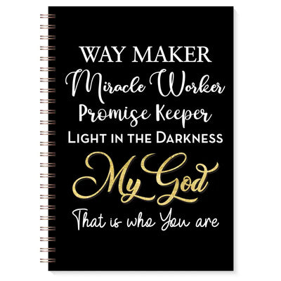 "Way Maker" Inspirational Journal
