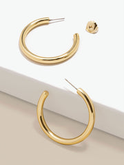 Gold Plated Hoop Earrings