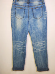 Distressed Denim Jeans