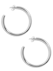 Gold Plated Hoop Earrings (Large)