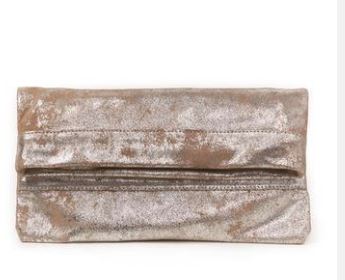 Genuine Leather Convertible Crossbody Clutch