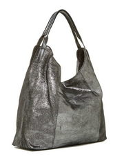 Soft Suede Shimmer Metallic Tote