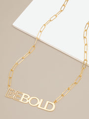 Be Bold!  Statement Link Necklace